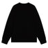 Diesel Double Destroyed Logo Black Sweatshirt M